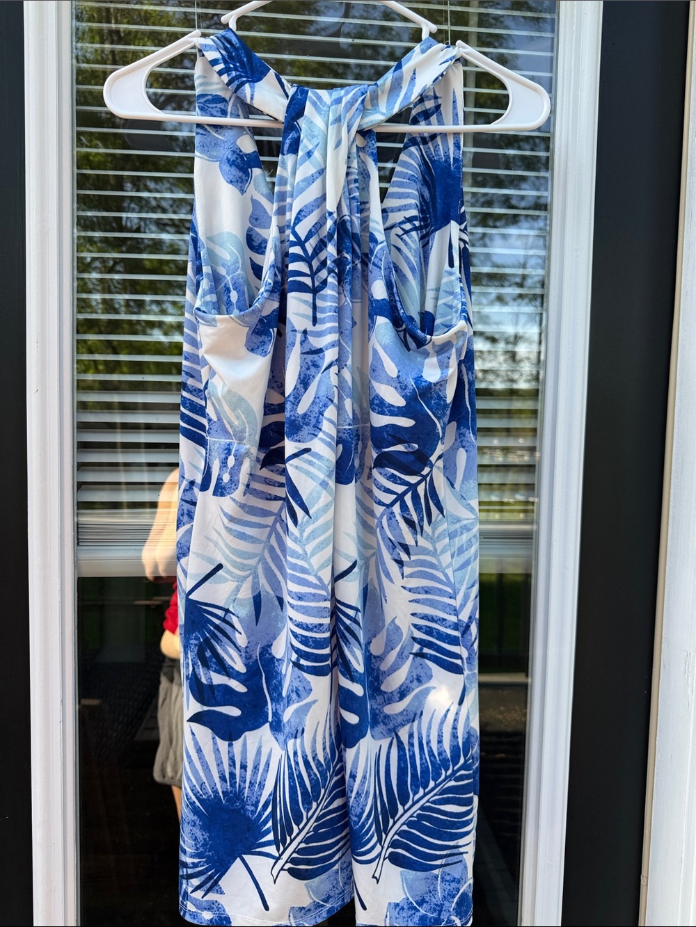 Beach Break Women Tropical Print Halter Sundress/Swimsuit Coverup (Size: S)(EUC) - Picture 8 of 10